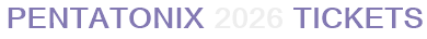 Pentatonix 2026 Tickets